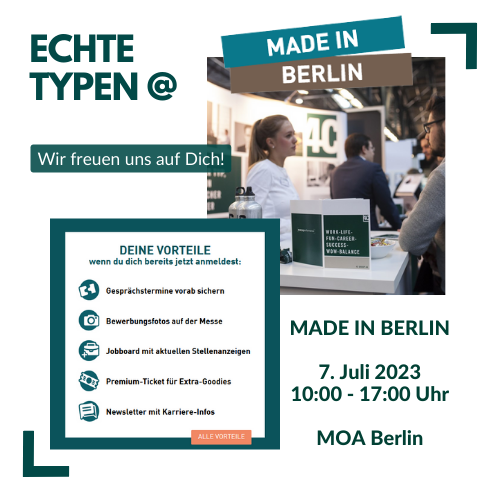 Made in Berlin Karrieremesse