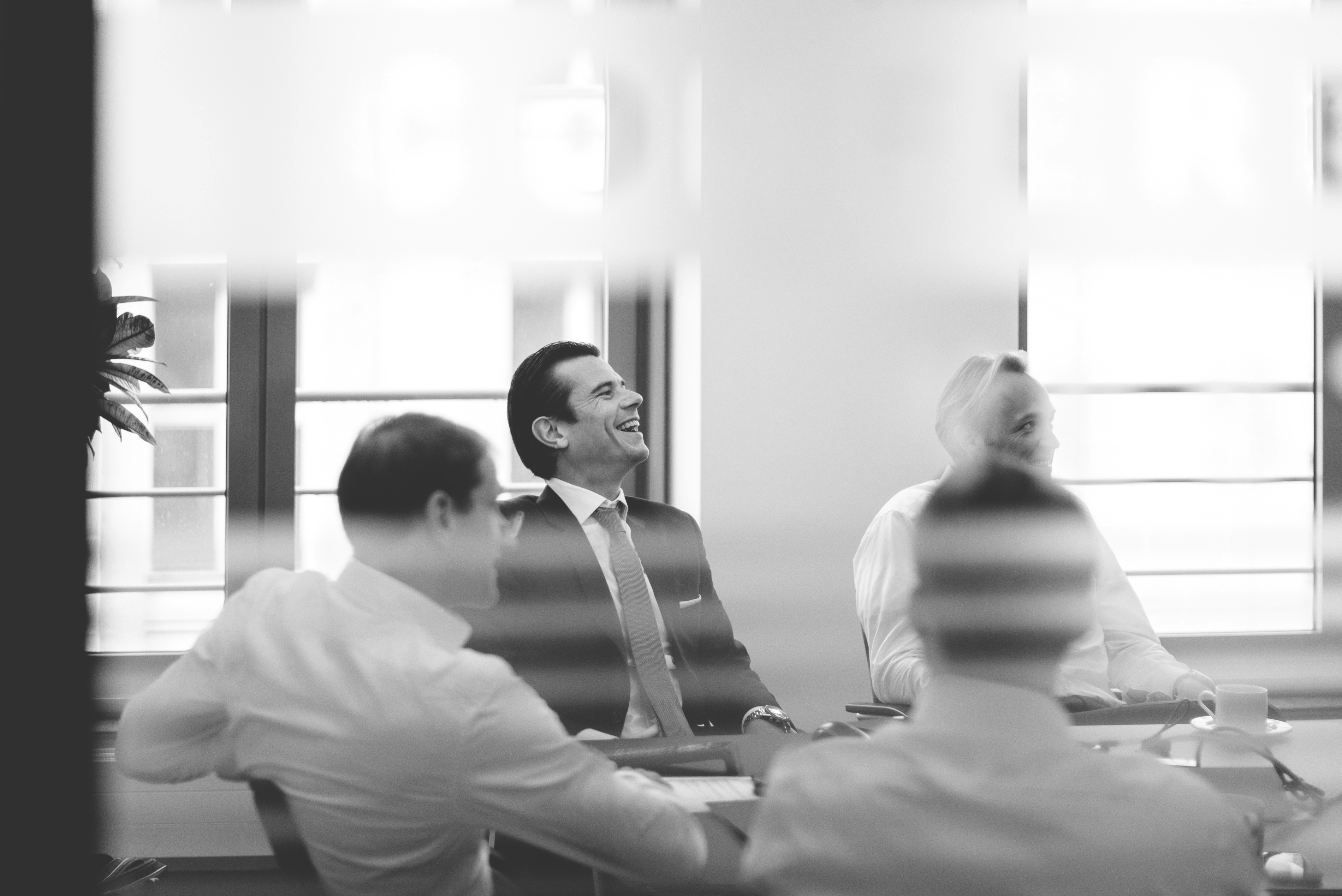 Managementgespräch zu Entscheidungen unter Unsicherheit